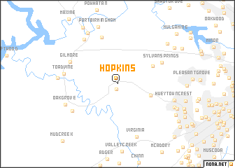 map of Hopkins
