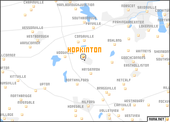 map of Hopkinton