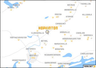 map of Hopkinton