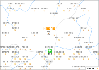 map of Ho-pok