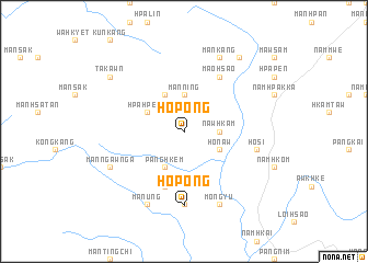 map of Ho-pong