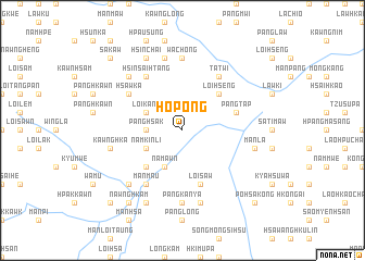 map of Ho-pong