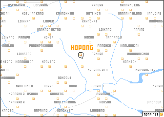 map of Ho-pong