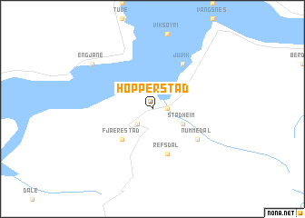 map of Hopperstad