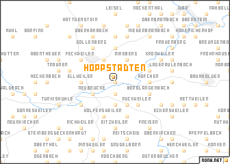 map of Hoppstädten