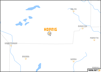 map of Hoprig