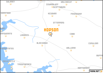 map of Hopson