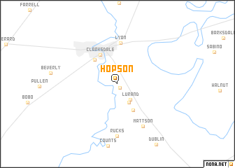 map of Hopson