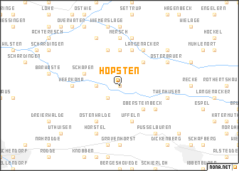 Hopsten (Germany) map - nona.net