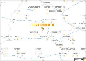 map of Hoptonheath