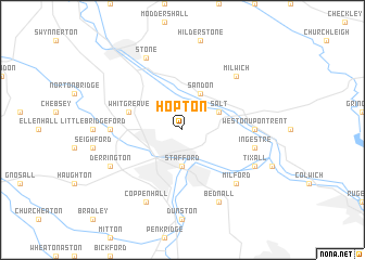 map of Hopton