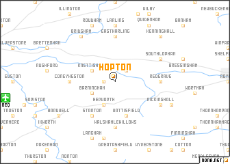 map of Hopton