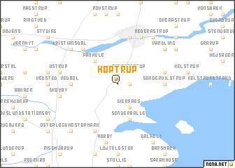 map of Hoptrup