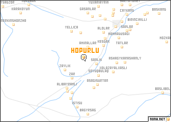 map of Hopurlu