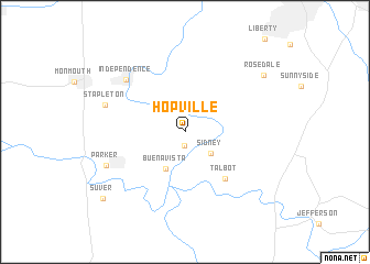 map of Hopville