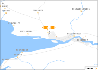 map of Hoquiam