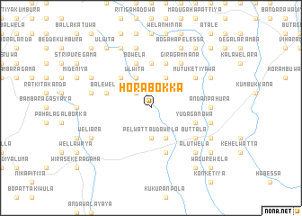 map of Horabokka