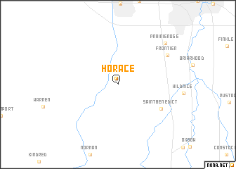 map of Horace