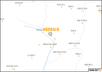 map of Horadis