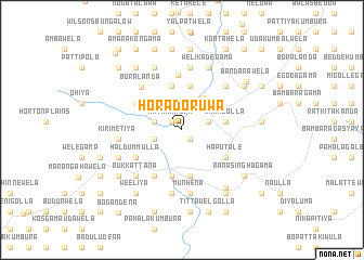 map of Horadoruwa