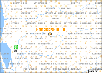 map of Horagasmulla