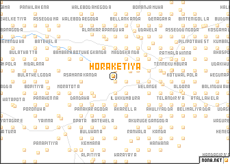 map of Horaketiya