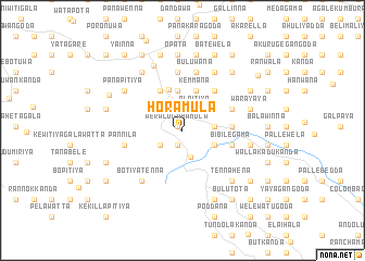 map of Horamula