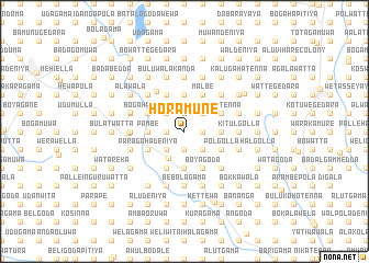 map of Horamune