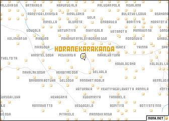 map of Horanekarakanda