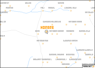 map of Horare