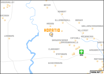 map of Horatio