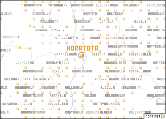 map of Horatota