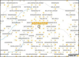 map of Horawinna