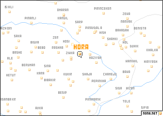 map of Hōra