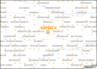 map of Horbach