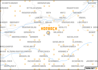 map of Horbach