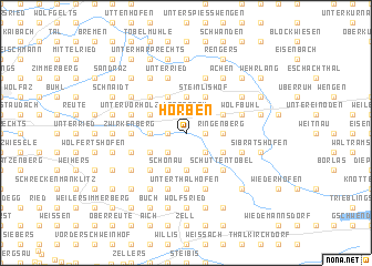 map of Horben