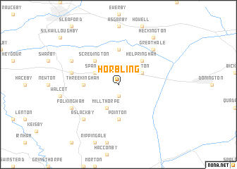 map of Horbling