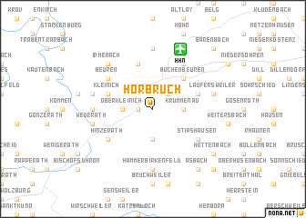 map of Horbruch
