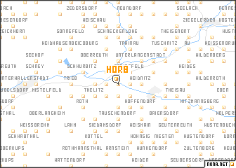 map of Horb