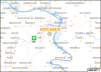 map of Horchheim