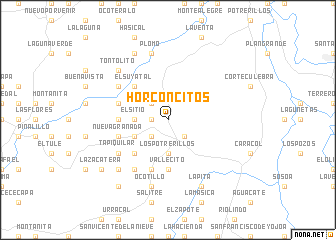 map of Horconcitos