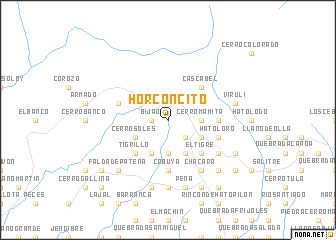 map of Horconcito