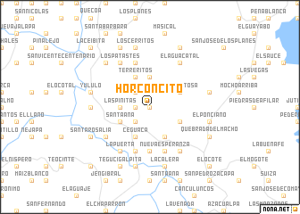 map of Horconcito