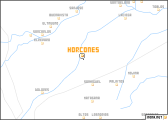 map of Horcones