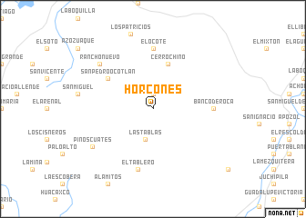 map of Horcones