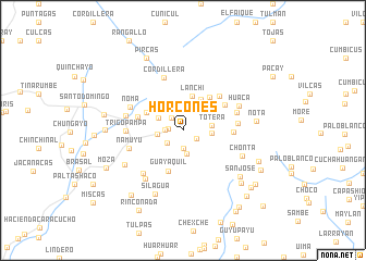 map of Horcones