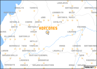 map of Horcones