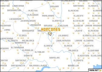 map of Horcones