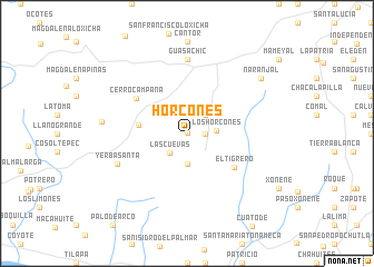 map of Horcones